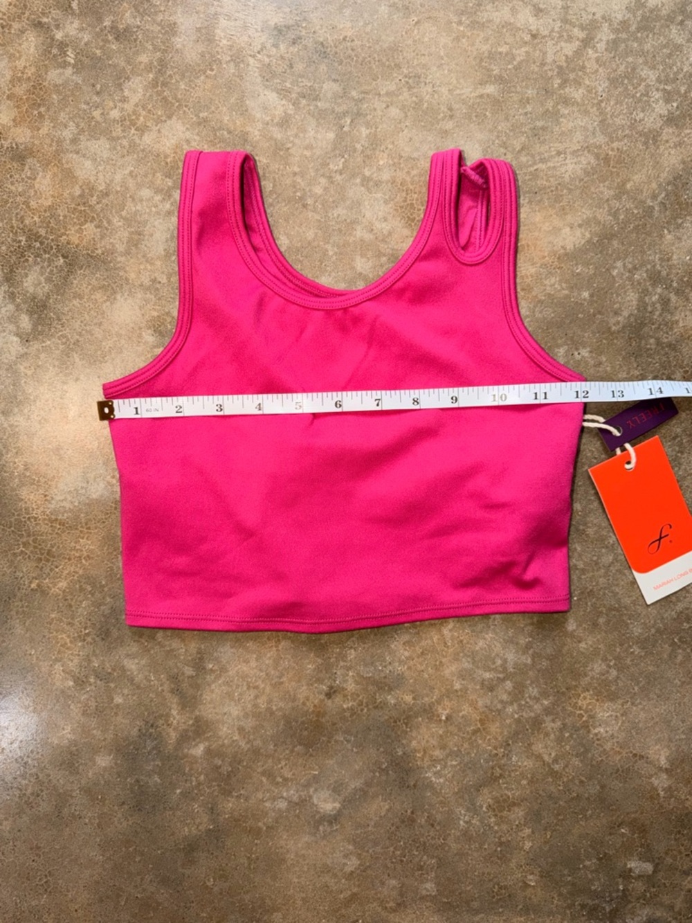 Freely - Pink Athletic Top with Built in Bra - Girls M NWT - Picture 4 of 9